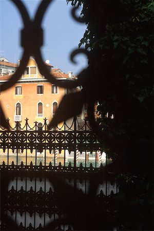 Canal Through Iron Fence Venice, Italy Stock Photo - Rights-Managed, Code: 700-00156226