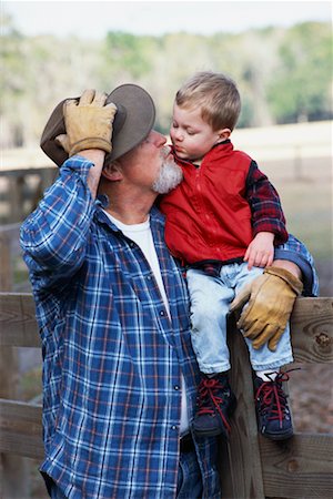 Grandfather and Grandson Stock Photo - Rights-Managed, Code: 700-00156966