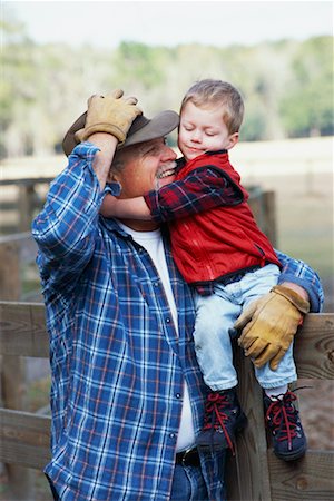 Grand-père et son petit-fils Photographie de stock - Rights-Managed, Code: 700-00156967