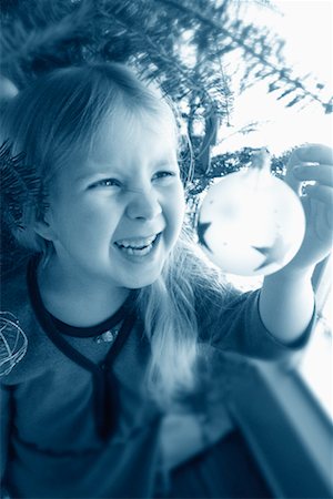 Young Girl with Ornament Stock Photo - Rights-Managed, Code: 700-00157286