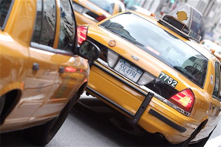 simsearch:700-00429490,k - Close-Up of NYC Taxi Stock Photo - Rights-Managed, Code: 700-00157358