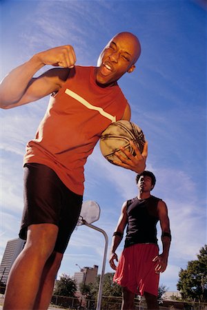 simsearch:700-00062407,k - Man Celebrating on Basketball Court Stock Photo - Rights-Managed, Code: 700-00158076