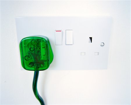 european light switch - Close-Up of Electrical Cord Stock Photo - Rights-Managed, Code: 700-00158293