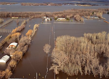 simsearch:696-03396844,k - Aerial View of Flood Stock Photo - Rights-Managed, Code: 700-00158343