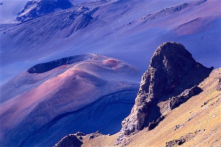 polynesian volcano - Volcano Haleakala National Park Maui, Hawaii, USA Stock Photo - Rights-Managed, Code: 700-00158386