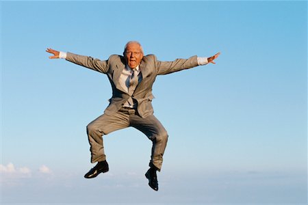 Businessman Jumping Stock Photo - Rights-Managed, Code: 700-00158571