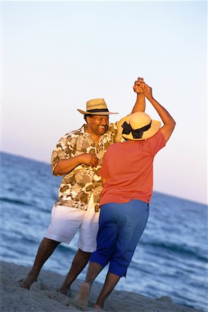 fat woman on the beach - Couple Dancing Outdoors Stock Photo - Rights-Managed, Code: 700-00159917