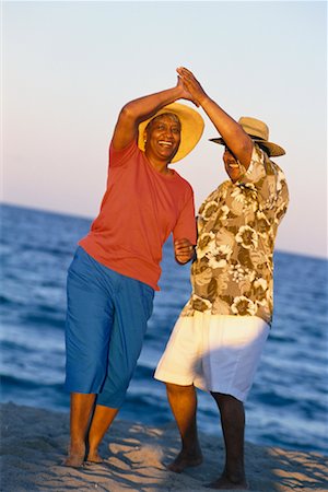 fat woman on the beach - Couple Dancing Outdoors Stock Photo - Rights-Managed, Code: 700-00159918