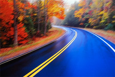 Country Road in Autumn Stock Photo - Rights-Managed, Code: 700-00159987