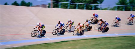 simsearch:700-00150117,k - Bicycle Race on Track Stock Photo - Rights-Managed, Code: 700-00150051