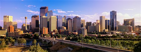 Skyline, Calgary, Alberta, Canada Stock Photo - Rights-Managed, Code: 700-00150065