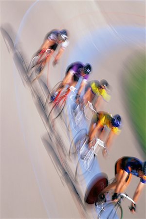 simsearch:700-00150117,k - People Bicycle Racing on Track Stock Photo - Rights-Managed, Code: 700-00150115