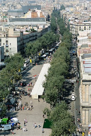 La Rambla, Barcelona, Spain Stock Photo - Rights-Managed, Code: 700-00150236