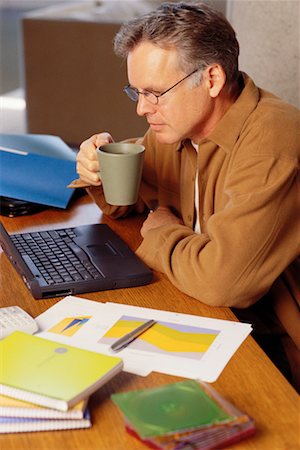 simsearch:700-00150702,k - Man Working on Laptop Stock Photo - Rights-Managed, Code: 700-00150700