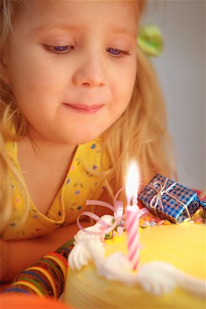 simsearch:600-00060932,k - Girl With Birthday Cake Stock Photo - Rights-Managed, Code: 700-00150900