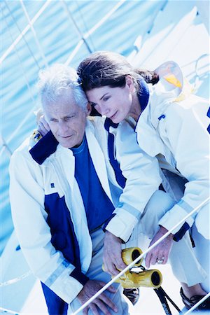 Mature Couple Sailing Stock Photo - Rights-Managed, Code: 700-00151737
