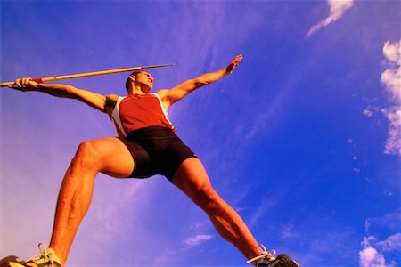 Throwing Javelin Stock Photo - Rights-Managed, Code: 700-00151908
