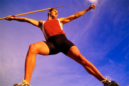 Throwing Javelin Stock Photo - Rights-Managed, Code: 700-00151909