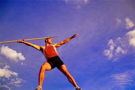 Throwing Javelin Stock Photo - Rights-Managed, Code: 700-00151910
