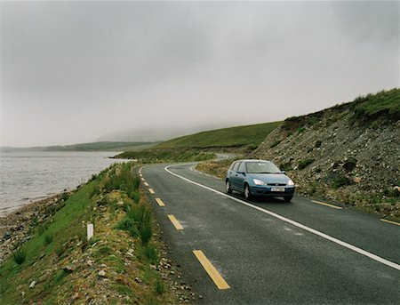 Car on Road Connemara, Ireland Stock Photo - Rights-Managed, Code: 700-00151979