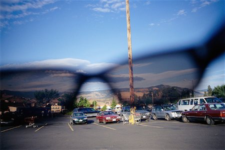 Parking Lot Through Sunglasses Stock Photo - Rights-Managed, Code: 700-00152590