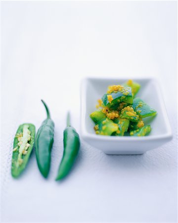 simsearch:700-01111927,k - Green Chili Pickle Stock Photo - Rights-Managed, Code: 700-00152608