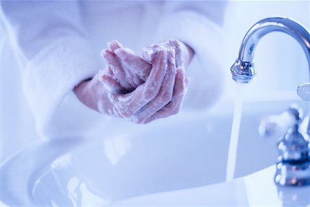 simsearch:700-00748140,k - Woman Washing Hands Stock Photo - Rights-Managed, Code: 700-00152616