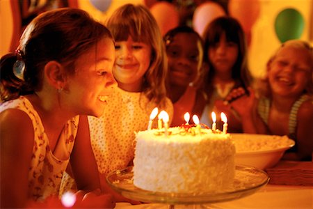 Girls at Birthday Party Stock Photo - Rights-Managed, Code: 700-00152827