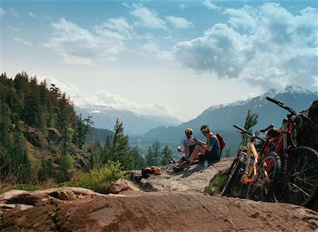 Mountain Biking British Columbia, Canada Stock Photo - Rights-Managed, Code: 700-00152901