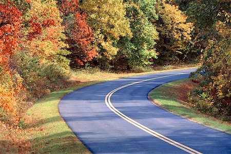 simsearch:700-06465609,k - Country Road in Autumn Fotografie stock - Rights-Managed, Codice: 700-00153055