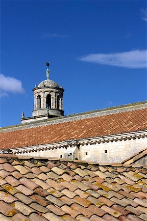 Auf dem Dach und Turm Arles, Provence, Frankreich Stockbilder - Lizenzpflichtiges, Bildnummer: 700-00153088