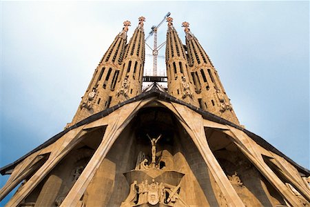 simsearch:851-02963077,k - Gaudi's Sagrada Familia Church Barcelona, Catalunya, Spain Stock Photo - Rights-Managed, Code: 700-00153103