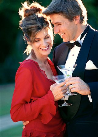 simsearch:700-00153220,k - Couple in Formal Wear Stock Photo - Rights-Managed, Code: 700-00153220