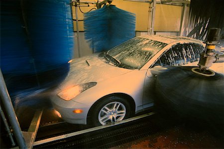 Car in Car Wash Stock Photo - Rights-Managed, Code: 700-00153373