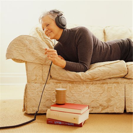 snapping fingers - Woman Listening to Music Stock Photo - Rights-Managed, Code: 700-00164549