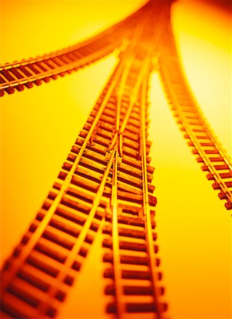 Close-Up of Toy Train Tracks Stock Photo - Rights-Managed, Code: 700-00164587