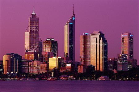 simsearch:862-06824914,k - Perth Australie-occidentale Skyline Photographie de stock - Rights-Managed, Code: 700-00164899