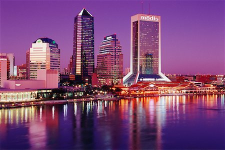 City Skyline Jacksonville, Florida Foto de stock - Con derechos protegidos, Código: 700-00164906