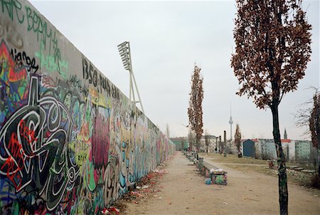 Berlin Wall Fotografie stock - Rights-Managed, Codice: 700-00165025