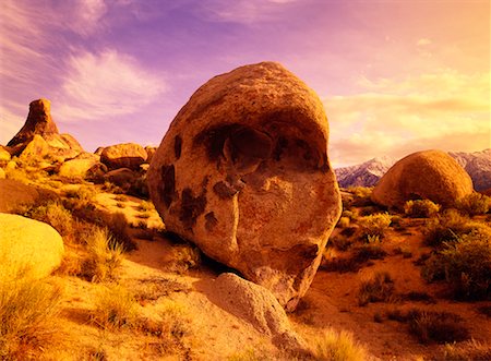 daryl benson usa - Alabama Hills at Sunset California, USA Stock Photo - Rights-Managed, Code: 700-00165084