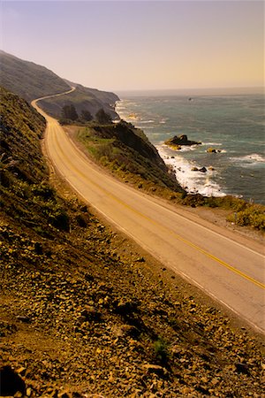 Autobahn 1 große Sur Coast, Kalifornien, USA Stockbilder - Lizenzpflichtiges, Bildnummer: 700-00165496