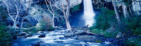 simsearch:600-02860283,k - Waterfall El Chalten, Argentina Stock Photo - Rights-Managed, Code: 700-00165841