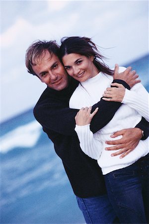 simsearch:700-00046307,k - Portrait of Couple on Beach Stock Photo - Rights-Managed, Code: 700-00166347