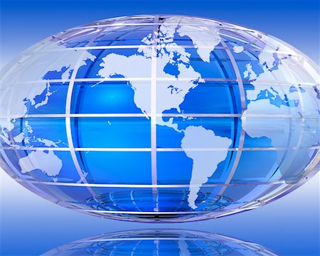 Stretched Globe Stock Photo - Rights-Managed, Code: 700-00167002