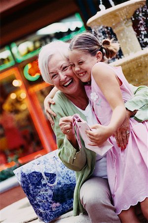 simsearch:700-00046921,k - Grandmother and Granddaughter Outdoors Stock Photo - Rights-Managed, Code: 700-00167246