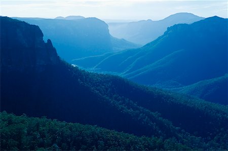 Govetts Pale Blue Mountains, Nouvelle Galles du Sud Australie Photographie de stock - Rights-Managed, Code: 700-00168515
