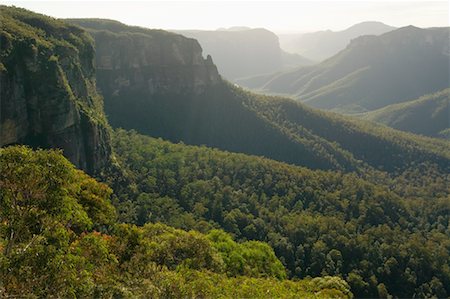 Govetts Leap Blue Mountains, New South Wales Australia Foto de stock - Con derechos protegidos, Código: 700-00168516