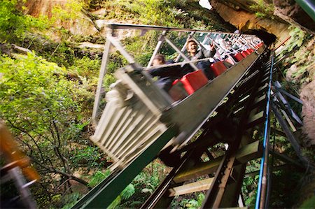 Scenic Railway à Scenic World Jamison Valley, Katoomba, Blue Mountains, NSW, Australie Photographie de stock - Rights-Managed, Code: 700-00168523