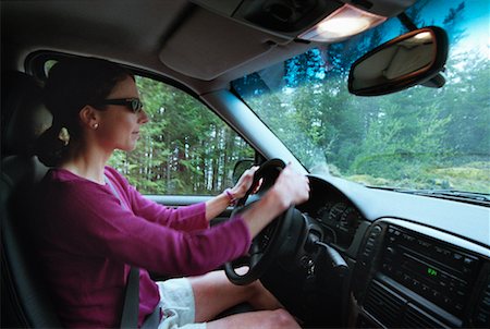 simsearch:700-00066767,k - Woman Driving Sports Utility Vehicle Stock Photo - Rights-Managed, Code: 700-00168571