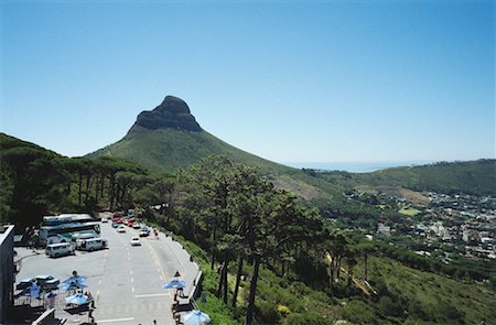 Overview of Road and Town Cape Town, South Africa Stock Photo - Rights-Managed, Code: 700-00168581